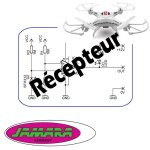 R�cepteur, carte electronique, platine, pcb ahp pour drone jamara catro - jamara