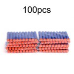 Recharge de balles pour nerf n - strike elite series blaster, 100 pi�ces, pistolet a balles souples bleues, ...