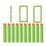 Recharge de flchettes eva a tte creuse souple ,  accessoires de pistolet a balles pour nerf n - strike ...