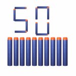 Recharge de flchettes eva a tte creuse souple ,  accessoires de pistolet a balles pour nerf n - strike ...