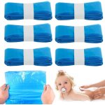 Recharges pour poubelle a couches - aqsacokiya - 6 packs sacs anti - odeur, compatible avec tommee tippee ...