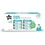 Recharges de poubelle a couches pour simplee sangenic, protection anti - odeur et anti - germe, lot de ...