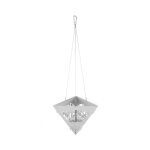 R�chaud de camping couleur argent, r�sistant a la corrosion, solide, pour la chasse, a charbon de bois ...