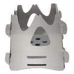 Réchaud de camping pliable a bois, portable, léger, résistant, pour la randonnée Réchaud de camping pliable a bois, portable, léger, résistant, pour la randonnée