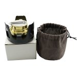 Rchaud de camping portable avec support en aluminium, mini brleur d'alcool durable