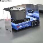 R�chaud a gaz pliable, 8 plaques, camping en plein air, coupe - vent, equipement de camping, 2021