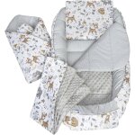 Reducteur de lit bebe - rducteur bb 100x60x15cm 5 elments cocon et naissance nid d'ange bilatral ...