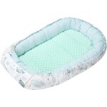 Rducteur de lit bb 100x60x15cm cocon nid d'ange nest baby reducteur bbs oreiller cocoon insert amovible ...