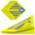 Rflecteur de lumiere pour scurit poussette bb - pack de 4 pices avec bandes velcro - pour landau, ...