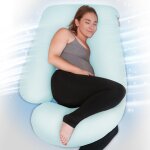 Refroidissement coussin de grossesse, coussinet allaitementen forme de u, coussins de maternit et corps ...