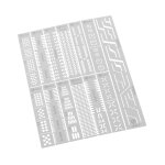 R�gle auxiliaire de bricolage pour faire des trous, accessoires d'outils grav�s, mod�le de sculpture, ...