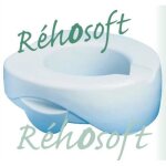 Rehausse wc rehosoft - mousse - sans couvercle - 11, 5cm Rehausse wc rehosoft - mousse - sans couvercle - 11, 5cm