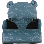 Rehausseur bleu bb de 9 mois a 3 ans chaise enfant avec dossier et coussin - lger, pliable et nomade ...