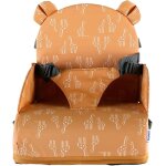 Rehausseur bleu bb de 9 mois a 3 ans chaise enfant avec dossier et coussin - lger, pliable et nomade ...