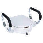 Rehausseur wc autonomie et bien etre tmi 4300 - avec poignees - abattant et outils de montage inclus Rehausseur wc autonomie et bien etre tmi 4300 - avec poignees - abattant et outils de montage inclus