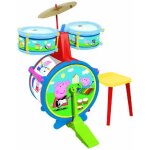 Reig / peppapig - 2323 - batterie avec tabouret - peppa pig