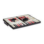 Relaxdays 10023503 backgammon valise a pâtisserie avec accessoires complets, jeu de plateau tavla noir ... Relaxdays 10023503 backgammon valise a pâtisserie avec accessoires complets, jeu de plateau tavla noir ...
