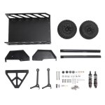 Remorque rc aluminium d90 - simulation piste scx10 1 / 10