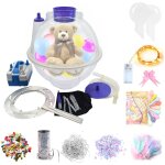 Remplisseur de ballons - 17 pouces pour emballage cadeau, kit de remplissage avec 9 accessoires pour ...