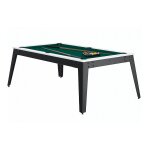 Ren pierre billard steel blanc pieds gris drap vert