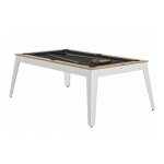 Ren pierre billard steel chene sable pieds blanc drap gris ardoise