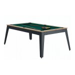 Ren pierre billard steel chene sable pieds gris drap vert