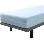 ¿ rénove matelas elastique, eponge bouclette 100% coton - bleu, 140x190 / 200cm protège - matelas alèse ... ¿ rénove matelas elastique, eponge bouclette 100% coton - bleu, 140x190 / 200cm protège - matelas alèse ...