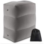 Repose - pieds gonflable portable réglable, oreiller tabouret de voyage, avion, train, voiture, coussin ... Repose - pieds gonflable portable réglable, oreiller tabouret de voyage, avion, train, voiture, coussin ...