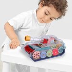 R�servoir de musique transparent avec son et lumi�re, v�hicules a moteur educatifs pour cadeaux de f�te ...