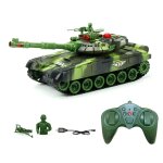 R�servoir t�l�command� 12 pouces rc combat char de combat avec indicateurs de vie led sons r�alistes ...