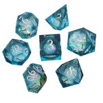 Resin decal quicksand for dnd dice coc running group dice dnd cthulhu polyhedron running group boar
