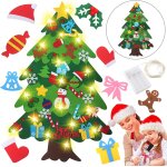 Ressenti de l'arbre de no�l, bricolage senti arbre de no�l a d�corer 32pcs de