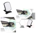 Rétroviseur de sécurité réglable, siège arrière de voiture, vue arrière, intérieur de voiture, moniteur ... Rétroviseur de sécurité réglable, siège arrière de voiture, vue arrière, intérieur de voiture, moniteur ...