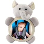 Rtroviseur de sige auto rglable a 360 degrs, incassable, pour sige auto bb, design compact et ...