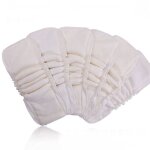 Rutilisable 5 couches lavables pour bb couvre - couche impermable organique bambou solide coton wrap ...