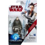 Rey island journey - figurine force link star wars - hasbro.