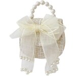 Rfcbc - sac a bandoulire pour filles, noeud mignon sac a main mode pour petites filles, paillettes princesse ...