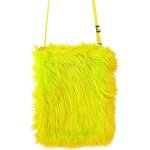 Rfcbc - - sac  main en peluche, rtro, annes 80, accessoire, carnaval