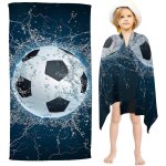 Rfvvv - serviettes de plage de football, serviette de bain football, football serviette de plage, convient ...