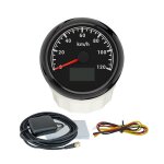 Rhaxel - compteur de vitesse gps etanche, 85mm, 0 - 30 nministriels ds 0 - 200 kmendo 0 - 80mph, odomcirculat ...