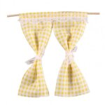 Rideau de fen�tre miniature en tissu, imitation maison de poup�e, durable, a l'echelle 1 / 12, pratique ...