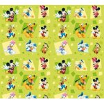 Rideaux mickey et tous ses amis disney - voilage : 180x160 cm - enfants