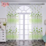 Rideaux en tulle a fleurs pour le salon, violet, transparent, pour enfants, porte de chambre a coucher, ...