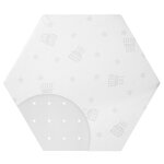 Roba  air  matelas parc b�b�  safe asleep�  hexagonal - 112 x 97 cm - avec housse jacquard