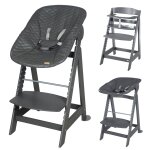 Roba chaise haute evolutive born up 2 en 1 + transat inclinable - graphite matelassé - dès la naissance ... Roba chaise haute evolutive born up 2 en 1 + transat inclinable - graphite matelassé - dès la naissance ...