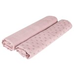 Roba chale d'allaitement  lil planet  - 120x120 cm - 2 pices - rose / mauve