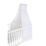Roba ciel de lit bébé en voile - 160 x 250cm - blanc Roba ciel de lit bébé en voile - 160 x 250cm - blanc
