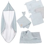Roba coffret bébé lil planet - 8 pcs - 1 cape de bain + 5 gants de toilette + 1 doudou + 1 couverture ... Roba coffret bébé lil planet - 8 pcs - 1 cape de bain + 5 gants de toilette + 1 doudou + 1 couverture ...