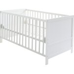 Roba lit bb evolutif 70x140 - rglable en hauteur - 3 barreaux amovibles - coins de transformation ...