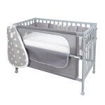 Roba lit cododo complet  safe asleep  60x120 cm au design  little stars  - taupe laqu